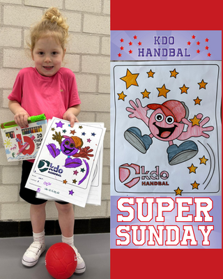 Winnaars kleurplatenwedstrijd Super Sunday